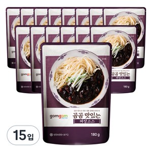 곰곰 맛있는 짜장소스, 180g, 15입