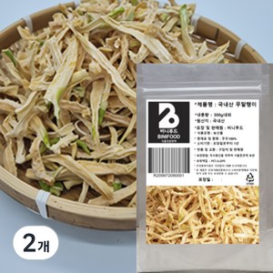 비니푸드 국내산 무말랭이, 300g, 2개