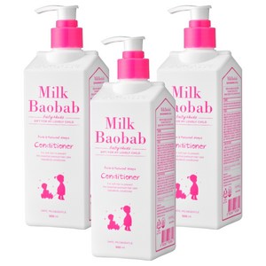 밀크바오밥 베이비앤키즈 컨디셔너, 500ml, 3개