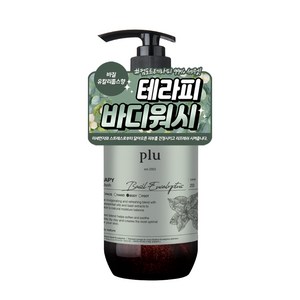 플루 테라피 바디워시 바질 유칼립투스향, 500g, 1개