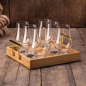 파인 위스키 테이스팅 글라스 잔, 6개