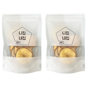 니칩내칩 건조 사과, 40g, 2개
