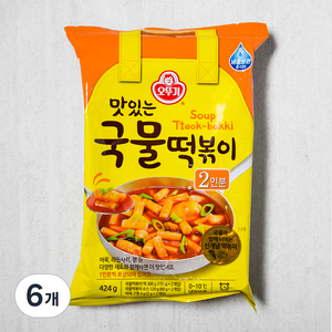 오뚜기 맛있는 국물 떡볶이, 424g, 6개