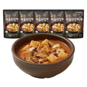 교동식품 차돌 된장찌개, 450g, 5개