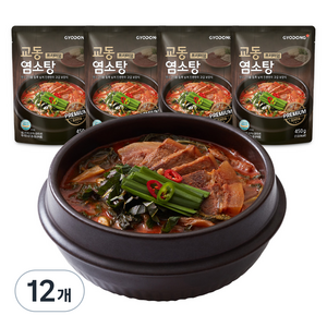 교동식품 프리미엄 염소탕, 12개, 450g