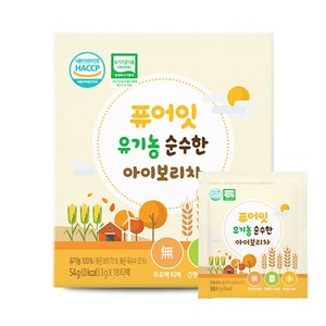 퓨어잇 유기농 순수한 아이보리차, 단품, 54g, 1개