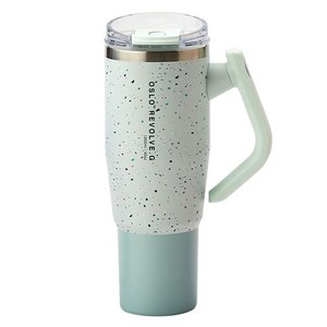 오슬로 리볼브 G 회전 핸들 텀블러, 도트민트, 1.2L, 1개