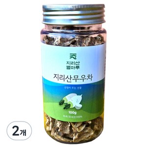 지리산별마루 지리산 무우차 보틀형, 100g, 1개입, 2개