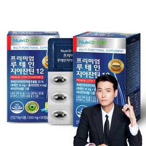 뉴트리디데이 프리미엄 루테인 지아잔틴12 영양제, 30캡슐, 2개