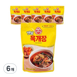 오뚜기 옛날 육개장, 500g, 6개