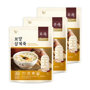 본죽 보양삼계죽, 330g, 3개