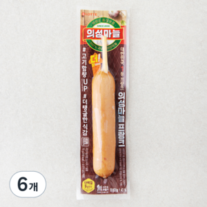 롯데햄 의성마늘 프랑크, 70g, 6개