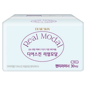 디어스킨 리얼모달 팬티라이너, 슈퍼롱, 30개입, 1개