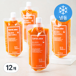 즙스토리 당근사과주스 (냉동), 12개, 220ml