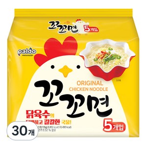 팔도 꼬꼬면 115g, 30개