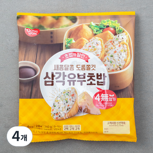 동원에프앤비 삼각유부초밥 4인분, 340g, 4개