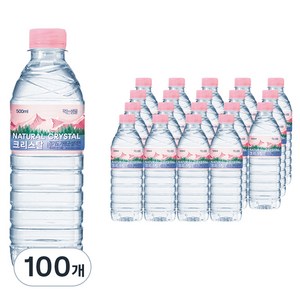 크리스탈 생수, 500ml, 100개