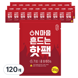 공유 포켓형 ON마음 흔드는 핫팩 35g, 120개