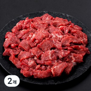 전통참한우 국거리용 세절 (냉장), 300g, 2개