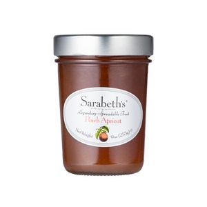 사라베스 피치 아프리콧 잼, 255g, 1개
