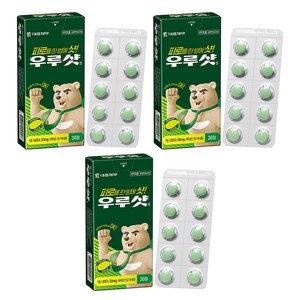 우루샷 정 피로회복제, 30정, 3개