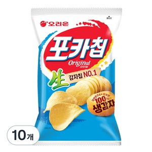 오리온 포카칩 오리지날, 66g, 10개