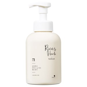 살림백서 라이스 앤 허브 핸드워시 그린포레스트, 1개, 500ml
