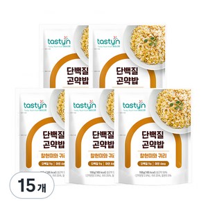 테이스틴 단백질 곤약밥 찰현미와 귀리, 150g, 15개