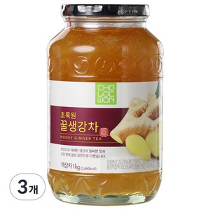 초록원 꿀생강차, 1kg, 1개입, 3개