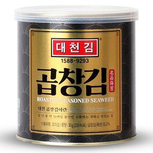 대천김 곱창김 캔, 30g, 1개