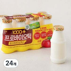 1000+ 프로바이오틱스 사과, 130ml, 24개