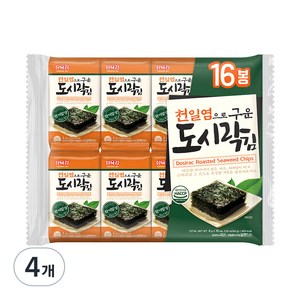 삼육김 도시락김 16p, 64g, 4개