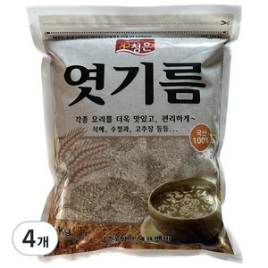 청은에프엔비 엿기름가루 국산, 1kg, 4개