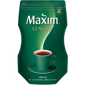 맥심 디카페인 커피 리필, 170g, 1개입, 1개