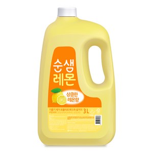 순샘 레몬 주방세제, 1개, 3L