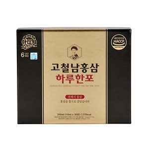 고철남홍삼 하루한포 홍삼 스틱, 300ml, 1개