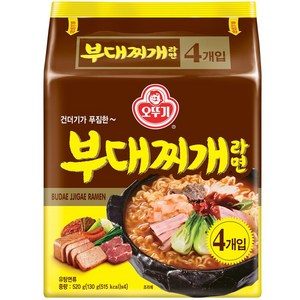 오뚜기 부대찌개라면 130g, 4개