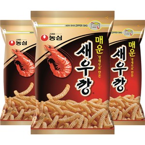 새우깡 매운새우깡, 400g, 3개