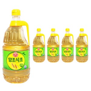 오뚜기 양조 화이트식초, 1.8L, 5개