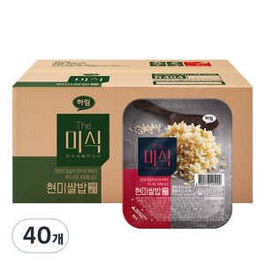 더미식 현미쌀밥 작은공기, 140g, 40개