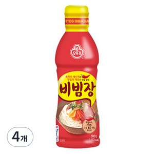 오뚜기 비빔장 S, 500g, 4개