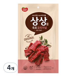 상상육포 오리지널, 70g, 4개