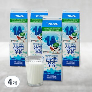 곰곰 소화가 잘되는 신선한 우유, 900ml, 4개