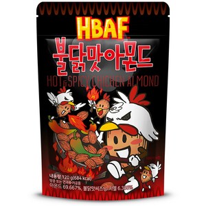 바프 불닭맛 아몬드, 120g, 1개