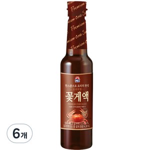 사조 프리미엄 꽃게액, 550ml, 6개