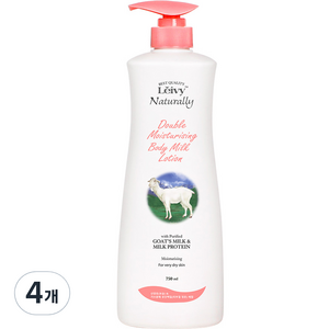 Leivy 산양유 바디로션, 750ml, 4개