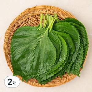 유기농 깻잎, 50g, 2팩