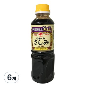 니비시 사시미 간장, 360ml, 6개