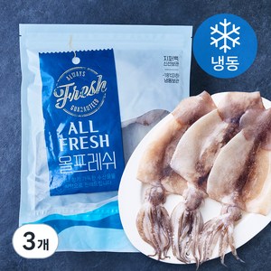 김씨밥 손질 오징어 (냉동), 500g, 3개