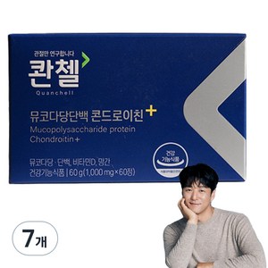 콴첼 뮤코다당단백 콘드로이친+ 60g, 60정, 7개